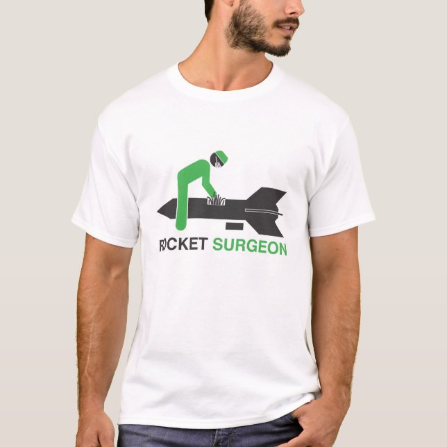 Raketkirurg T Shirt (Framsida)
