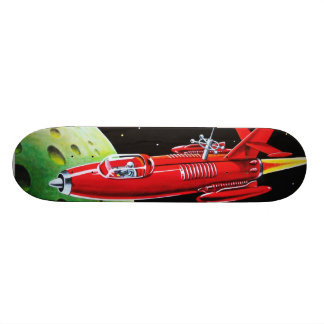 raketkonstskateboard old school skateboard bräda 21,6 cm