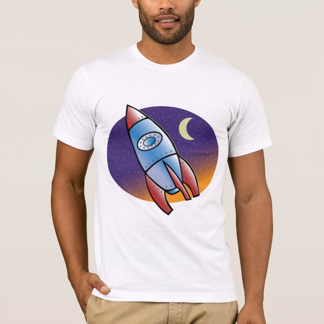 Raketmanar T-tröja T-shirt (Framsida)