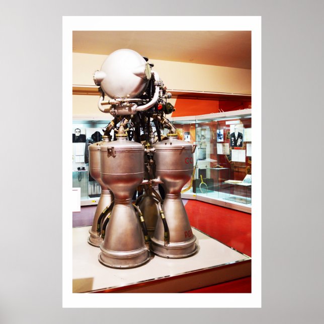 Raketmotor för flytande bränsle RD214 Poster (Framsidan)