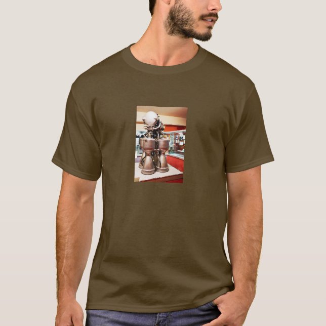 Raketmotor för flytande bränsle t-shirt (Framsida)
