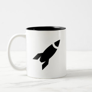 RaketPictogrammugg Två-Tonad Mugg