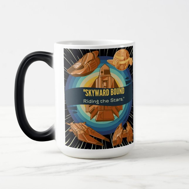Raketshierarki och rymd magisk mugg (Vänster)