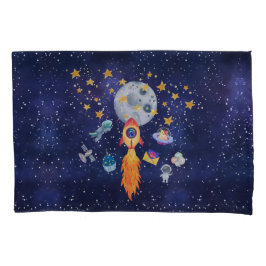 Raketship Kids Bedding Pillowcase Set