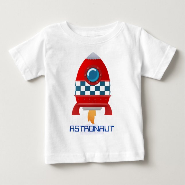 Raketskjorta baby tee shirt (Framsida)