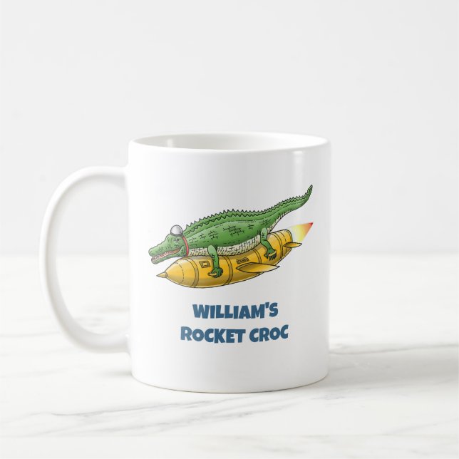 Raketskrokodilj Kaffemugg (Vänster)