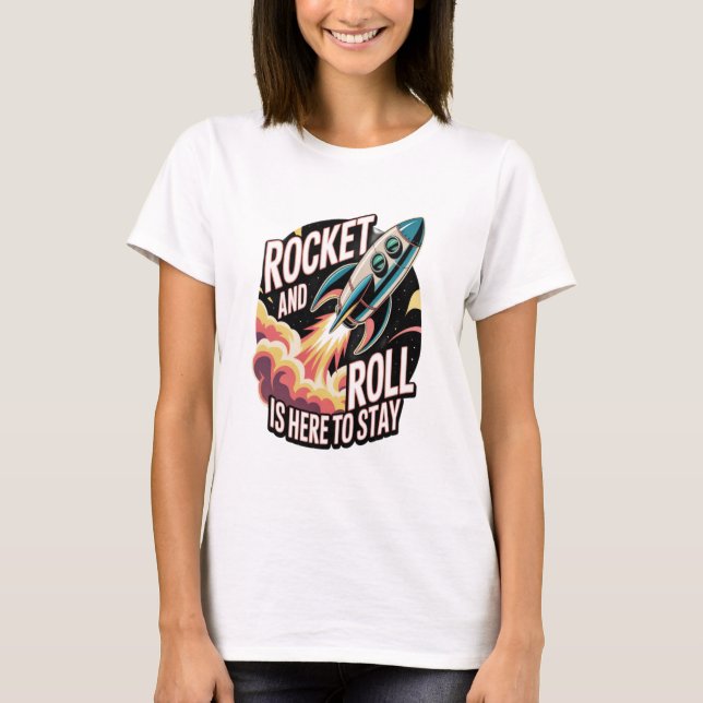 Raketskroll  t shirt (Framsida)