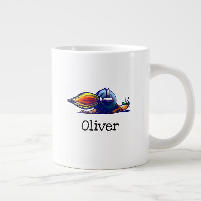 Raketsnäcka Kaffemugge Jumbo Mugg (Höger)