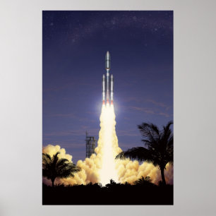 Raketstart Poster