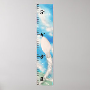 Raketstarttillväxtdiagram Poster