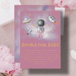 Raketstjärna för rymdflicka Astronaut Bokar för Ba Tilläggskort