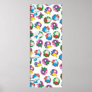 Rakettillväxtdiagram. Poster