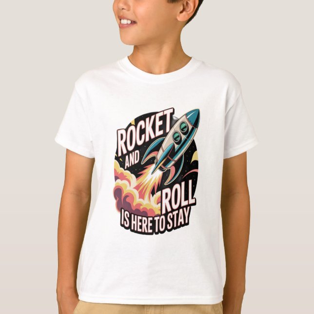 Rakettrulle  t shirt (Framsida)