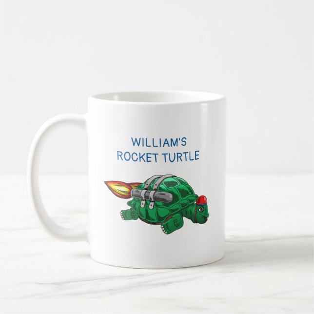 Rakettsköldpadda Kaffemugg (Vänster)
