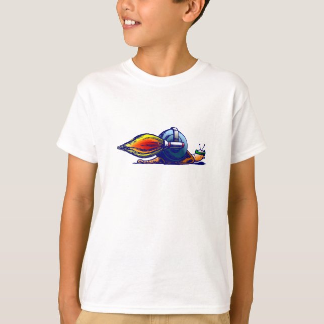 Rakettsnäcka T Shirt (Framsida)