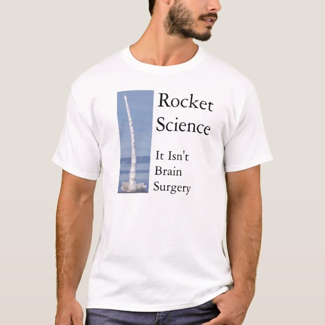 Raketvetenskap T-shirt (Framsida)