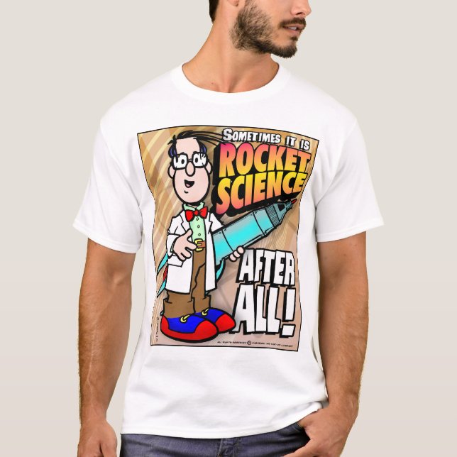 Raketvetenskap Tee Shirt (Framsida)