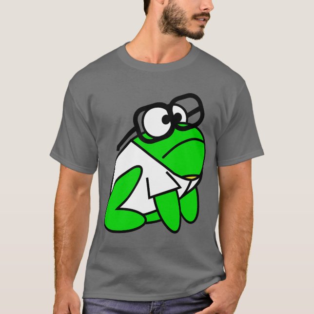 Raketvetenskapsgroda Tee Shirt (Framsida)