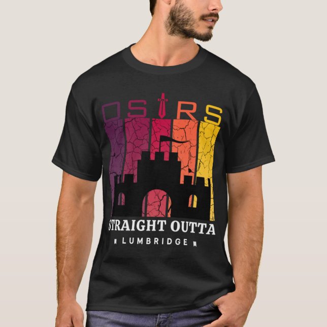 Rakfrån Lumbridge Runescape Spelare retro T Shirt (Framsida)