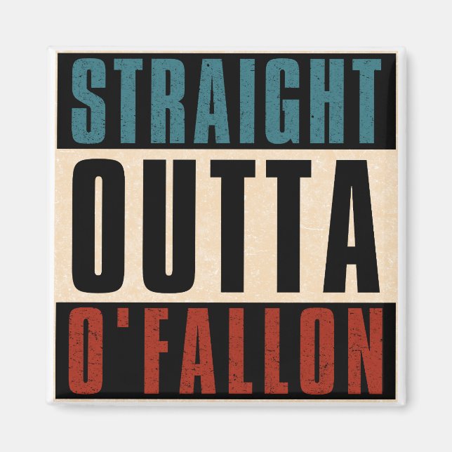 Rakfrån O'Fallon Missouri MO Magnet (Framsidan)