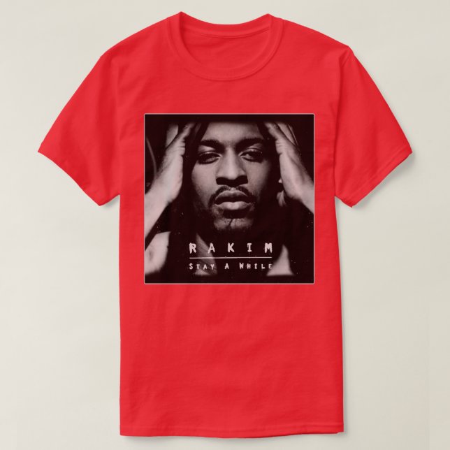 Rakim Stanna en gång i albumbootleg T Shirt (Design framsida)