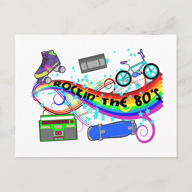 Rakin på 80-talet vykort (Framsida)