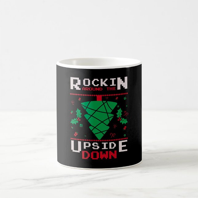 Rakin runt uppåt och nedåt kaffemugg (Skapare uppladdad)