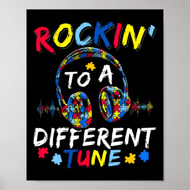 Rakin till en annan ljushylig autism poster (Framsidan)