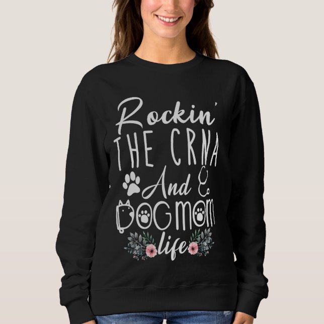 Rakin'n'n och Mamma Life-nuny Crna Long T Shirt (Framsida)