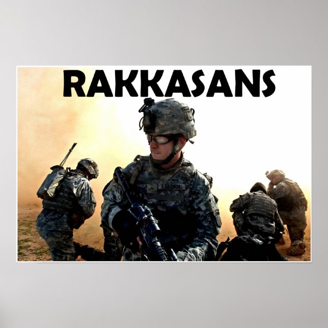 Rakkasan 101st Airborne Poster (Framsidan)