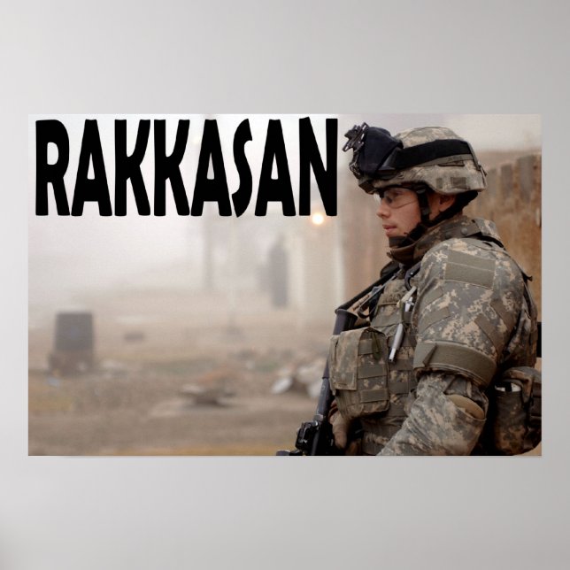 Rakkasan 101st Airborne Poster (Framsidan)
