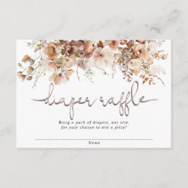 Rakkort för blommigtens babydusch tilläggskort