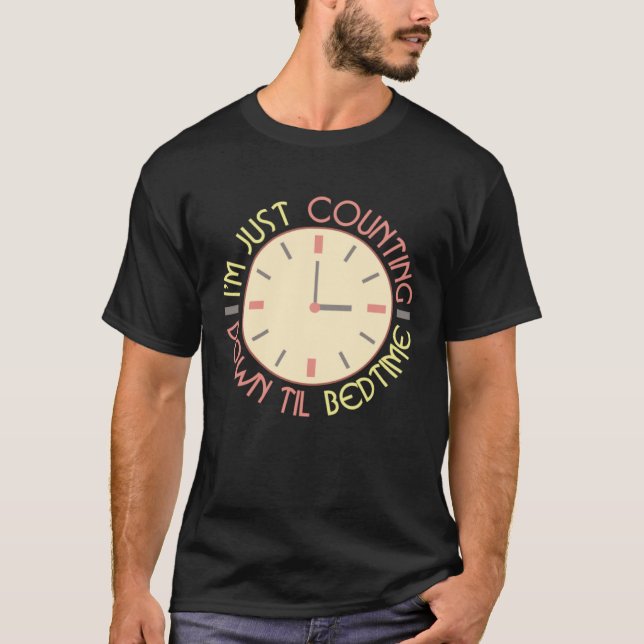Räkna bara ner dun Bustime Busy Mamma Life Styl T Shirt (Framsida)