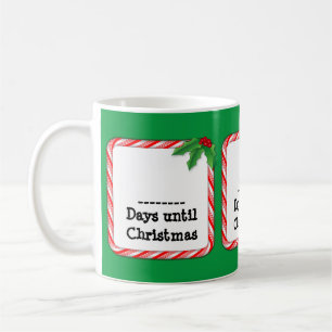 Räkna dagarna till jul kaffemugg