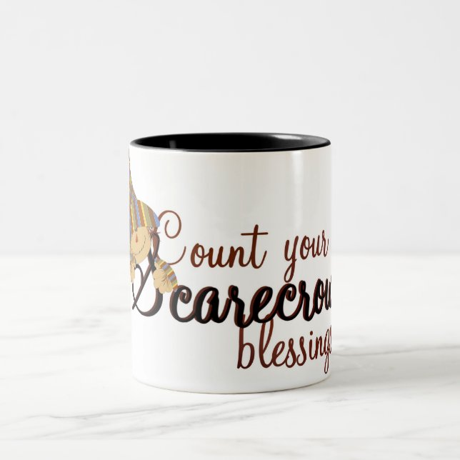 Räkna din Fågelskrämma Blessings Mugg (Center)