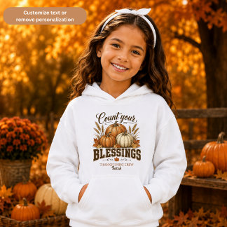 Räkna Dina Välgångar Thanksgiving Crew Unisex T Shirt