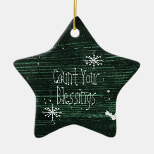 Räkna dina välsignelser med ornament