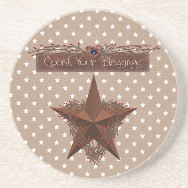 Räkna dina välsignelser Underlägg (Framsidan)