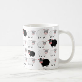 Räkna får kaffemugg