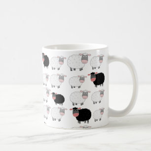 Räkna får kaffemugg