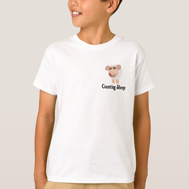 Räkna får T-Shirt (Framsida)