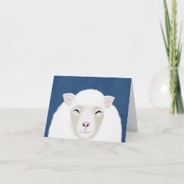 Räkna fårhälsningskort kort