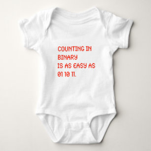 Räkna i binärt tee shirt