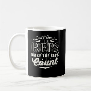 Räkna inte antalet repor gör antalet repor kaffemugg