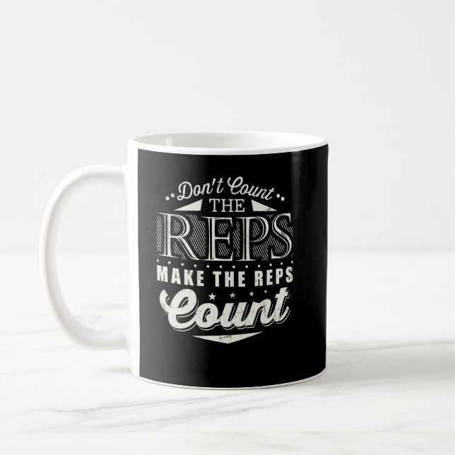 Räkna inte antalet repor gör antalet repor kaffemugg (Vänster)