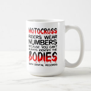 Räkna Kroppen Motocross Dirt Bike Mugg Rolig
