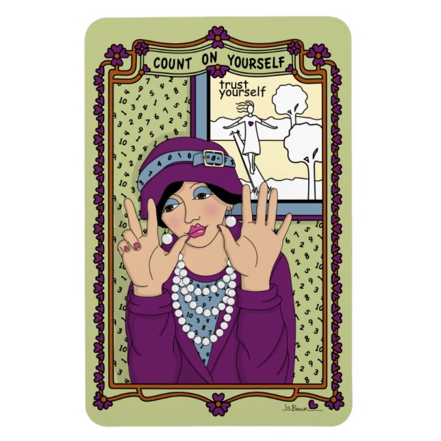 Räkna med ditt eget_A_4x6-kylskåp Magnet (Vertikal)