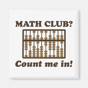 Räkna mig i Mathklubben Magnet