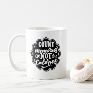 Räkna minnen, inte Calories Cook Kaffemugg