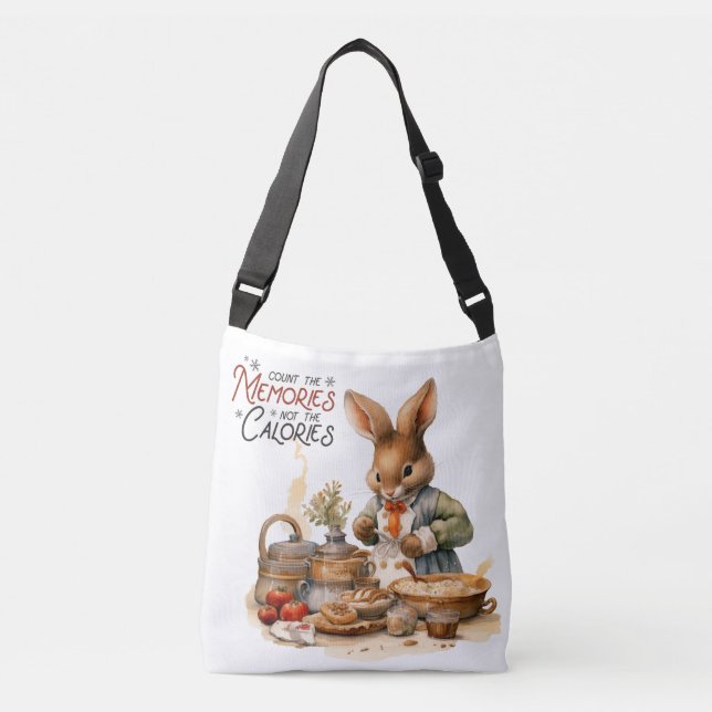 Räkna minnen, inte kalorierna axelväska (Framsida)